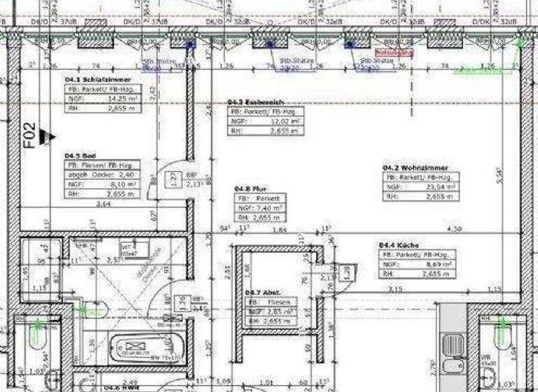 Studio zur Miete 1.700 € 2 Zimmer 85,4 m² 1. Geschoss frei ab sofort Hauptstrasse 47 Jesteburg 21266