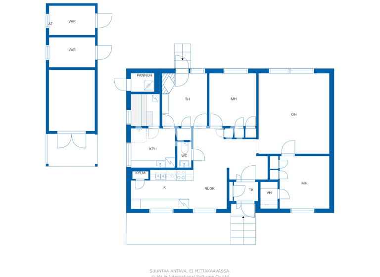 Einfamilienhaus zum Kauf 66.900 € 3 Zimmer 100 m² 794 m² Grundstück Korpitie 2 Keminmaa 94400