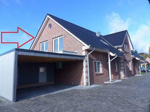 Wohnung zur Miete - Erstbezug 850 € 3 Zimmer 74,9 m² EG Steenfelde Westoverledingen / Flachsmeer 26810