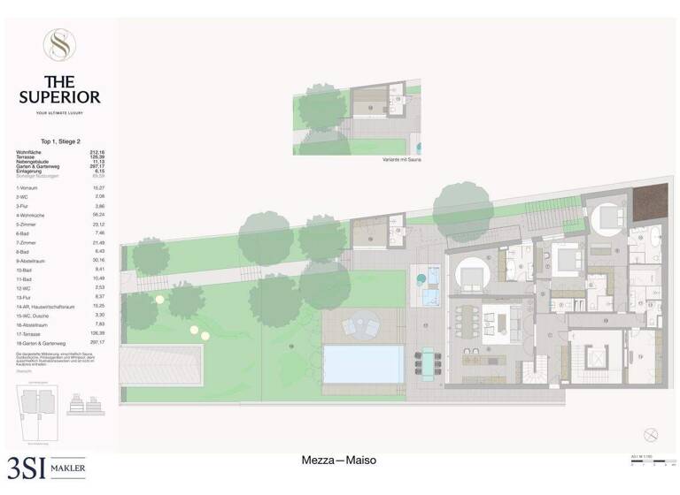 Wohnung zum Kauf - Erstbezug 3.769.000 € 5 Zimmer 212,2 m² EG Leschetitzkygasse 91 Wien 1180