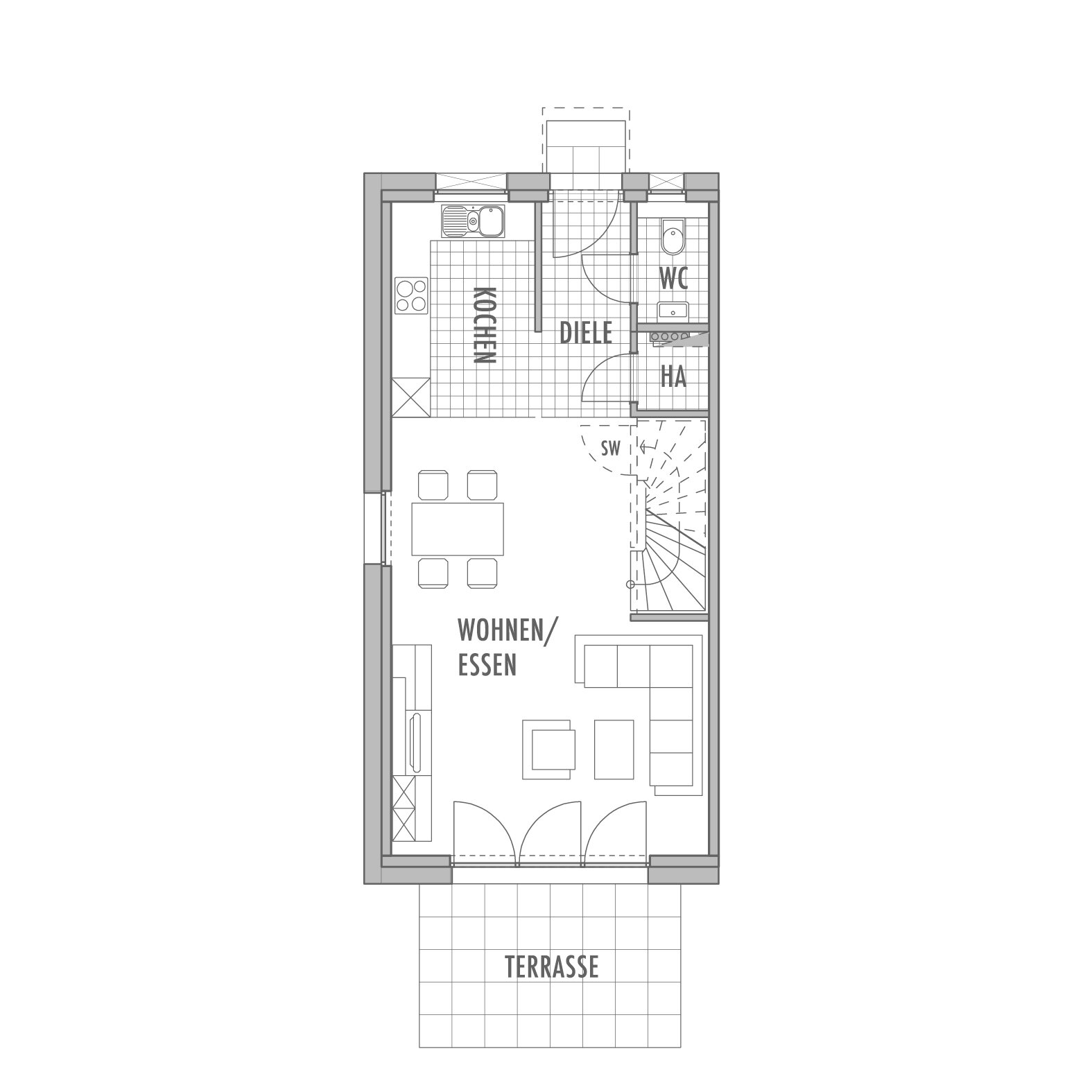 Reihenmittelhaus zum Kauf 559.000 € 4 Zimmer 122 m²<br/>Wohnfläche 150 m²<br/>Grundstück Heimstättensiedlung Darmstadt 64295