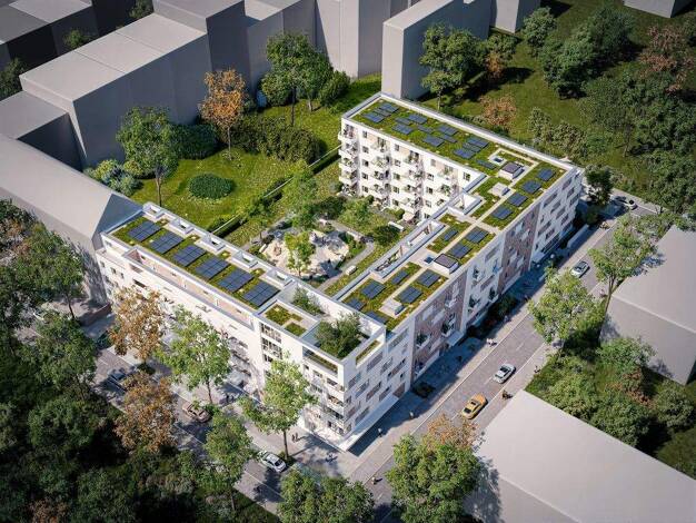 Wohnung zur Miete - Erstbezug 772 € 2 Zimmer 53,2 m² 3. Geschoss frei ab 01.02.2026 Melli-Beese-Straße 5 Barbaraviertel Neuss 41460