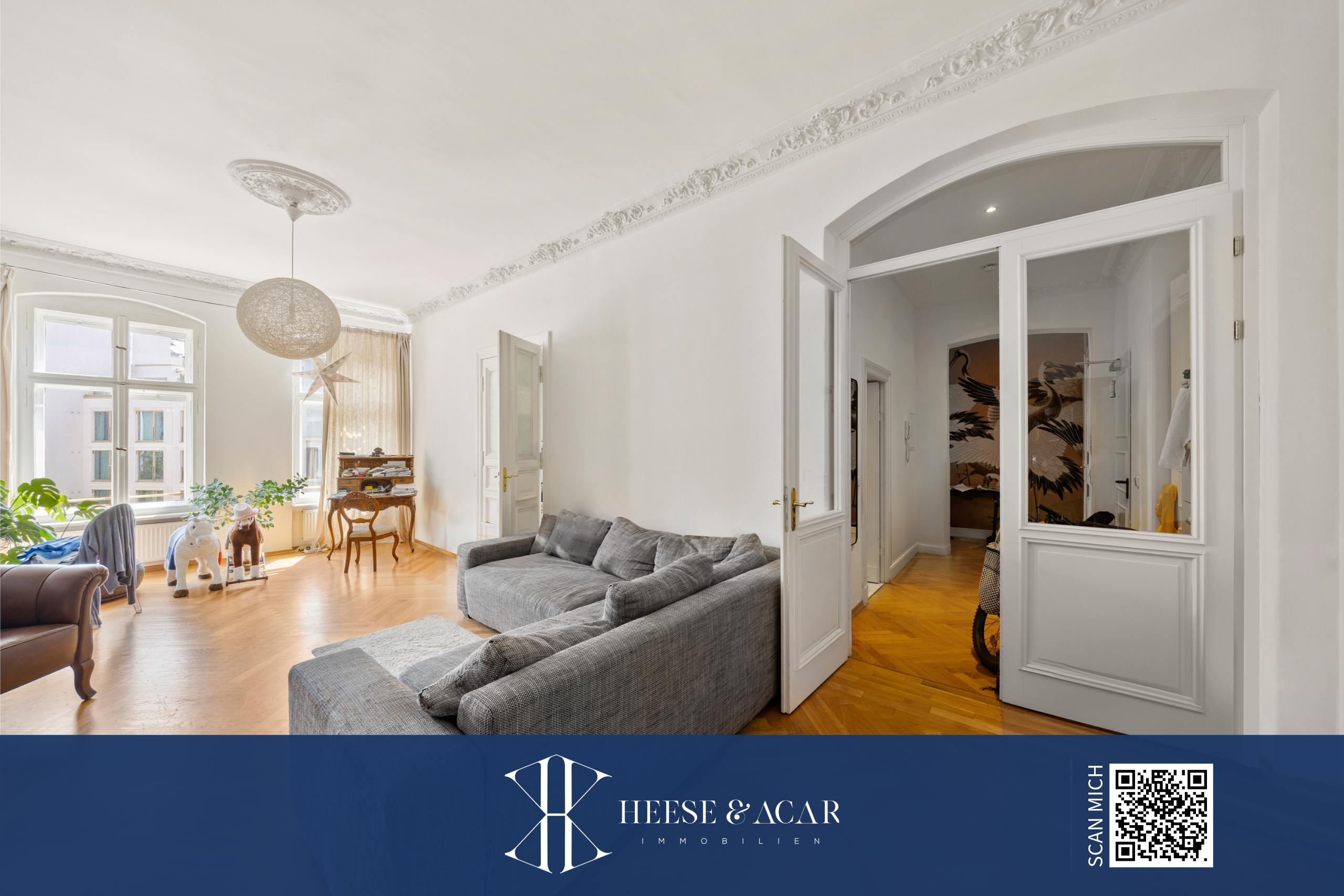 Wohnung zum Kauf 1.495.000 € 5 Zimmer 171,8 m²<br/>Wohnfläche 3.<br/>Geschoss Kastanienallee 10. Prenzlauer Berg Berlin 10435