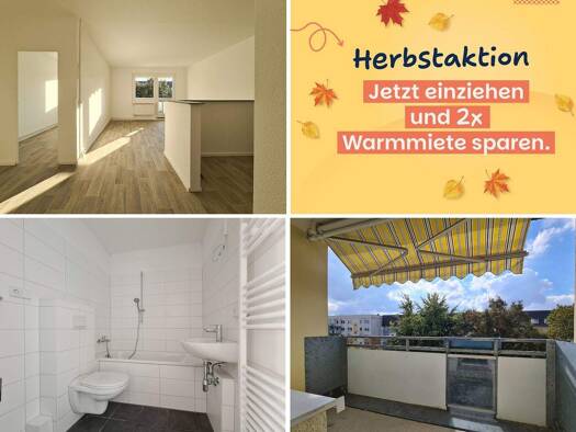 Wohnung zur Miete 414 € 4 Zimmer 69 m² 6. Geschoss Am Mühlteich 19 Freiberg 09599