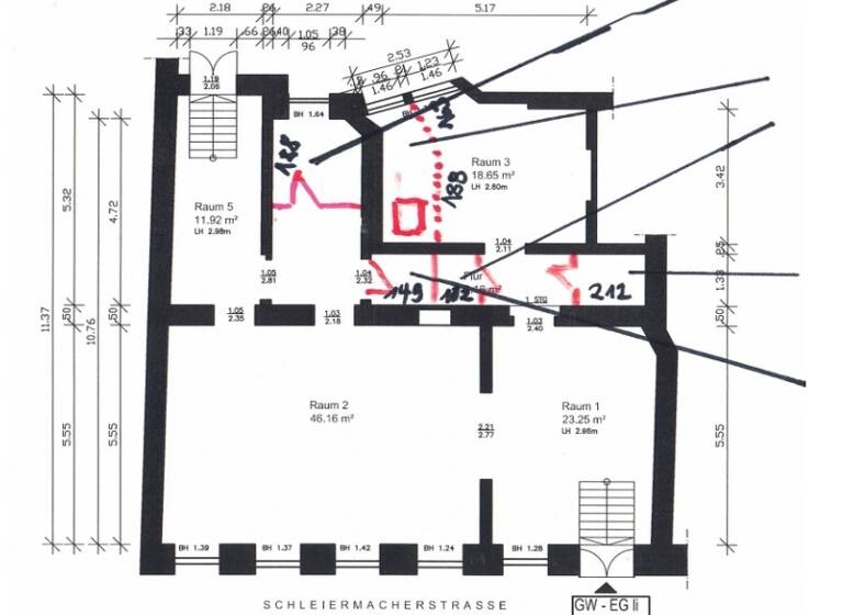 Bürofläche zur Miete 20 € 120,2 m²<br/>Bürofläche Kreuzberg Berlin Kreuzberg 10961