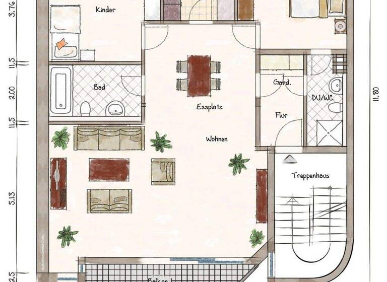 Wohnung zum Kauf 239.000 € 3 Zimmer 110 m² Stadtmitte Mönchengladbach 41061