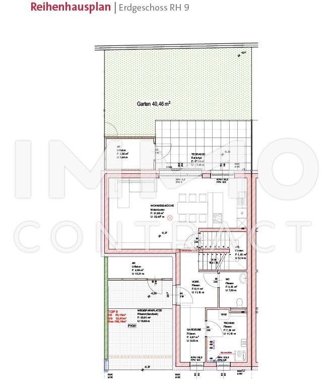 Reihenmittelhaus zur Miete 1.247 € 4 Zimmer 108,2 m²<br/>Wohnfläche 169,2 m²<br/>Grundstück Neudörfl 7201