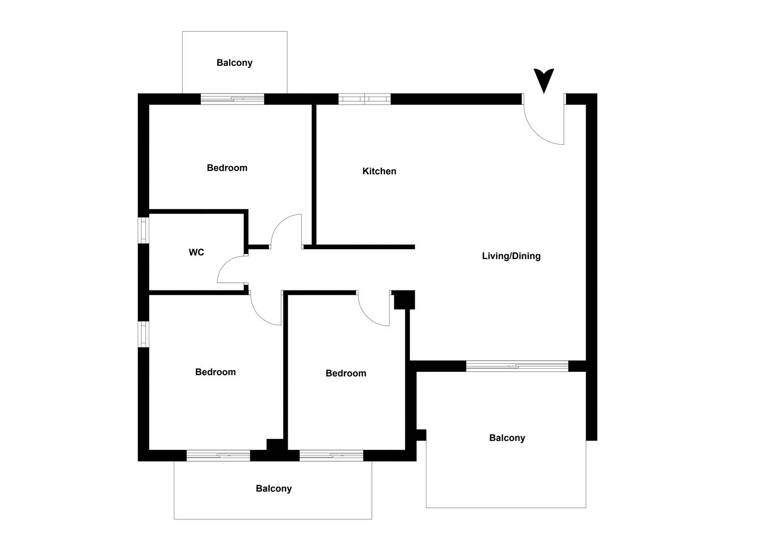 Wohnung zum Kauf - Erstbezug 269.000 € 4,5 Zimmer 99,4 m² 1. Geschoss frei ab 01.05.2026 Kos 85300