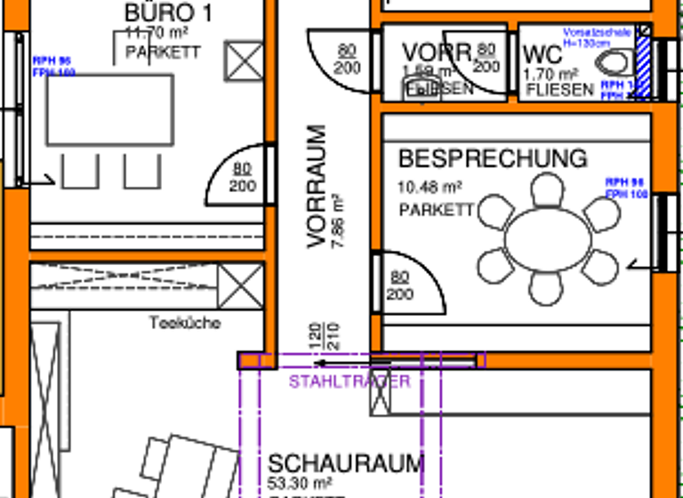 Bürofläche zur Miete provisionsfrei 1.241 € 5 Zimmer Amstetten 3300