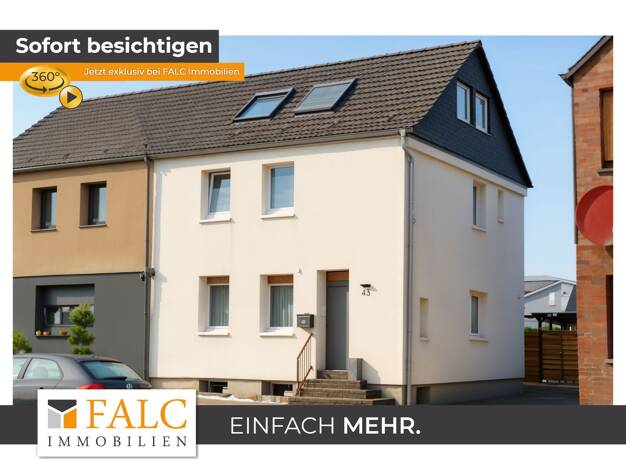 Doppelhaushälfte zum Kauf 398.000 € 5 Zimmer 124 m² 522 m² Grundstück Groß-Erkenschwick Oer-Erkenschwick 45739