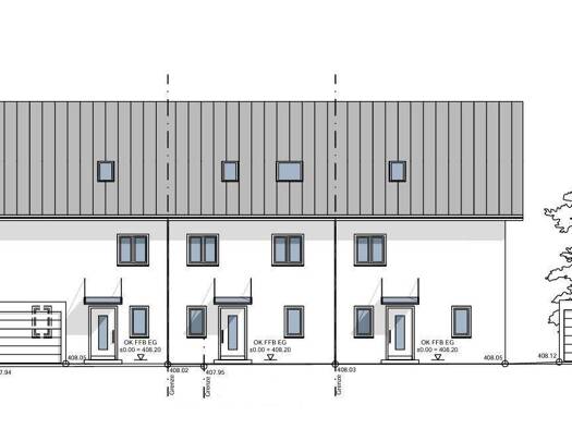 Reihenmittelhaus zum Kauf - Erstbezug 248.000 € 6 Zimmer 156 m² 217 m² Grundstück Mühldorf Mühldorf a.Inn 84453
