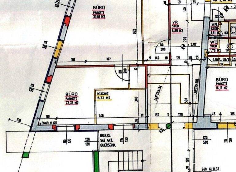 Büro zur Miete 12,50 € 1 Zimmer 60 m² Bürofläche Wien 1210