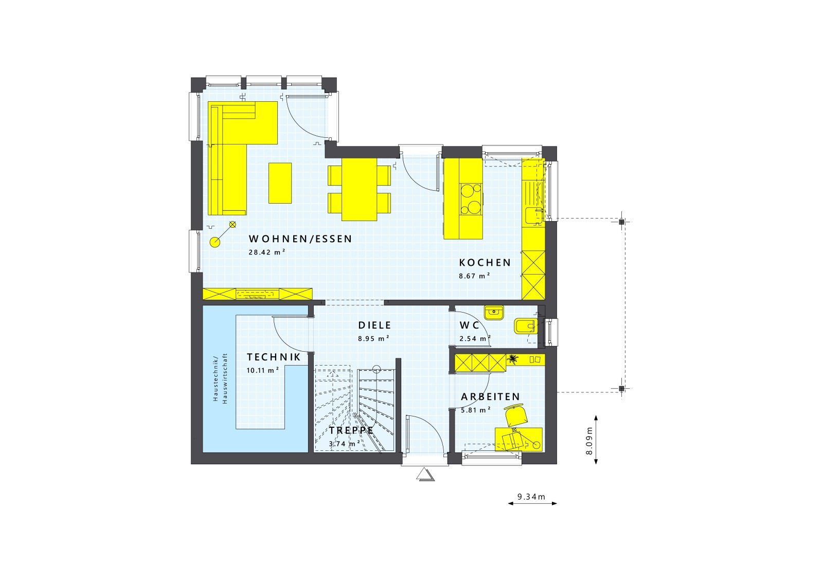 Einfamilienhaus zum Kauf 465.522 € 5 Zimmer 125 m²<br/>Wohnfläche 682 m²<br/>Grundstück Buchholz Buchholz (Aller) 29690