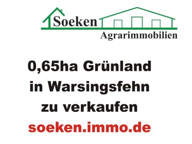 Land-/Forstwirtschaft zum Kauf 23.000 € 13.635 m² Grundstück Warsingsfehn Moormerland 26802