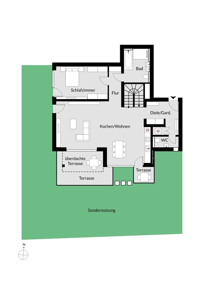 Wohnung zur Miete 3.675 € 5 Zimmer 167,1 m²<br/>Wohnfläche EG<br/>Geschoss Obermenzing München 81247