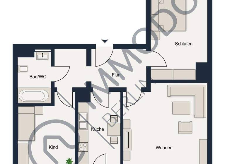 Wohnung zum Kauf 395.000 € 3 Zimmer 80 m² 4. Geschoss Oberschöneweide Berlin 12459