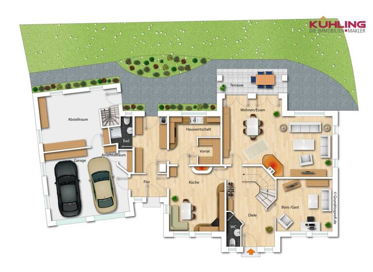 Einfamilienhaus zum Kauf 578.000 € 7 Zimmer 280 m² 1.000 m² Grundstück Lüsche 49456