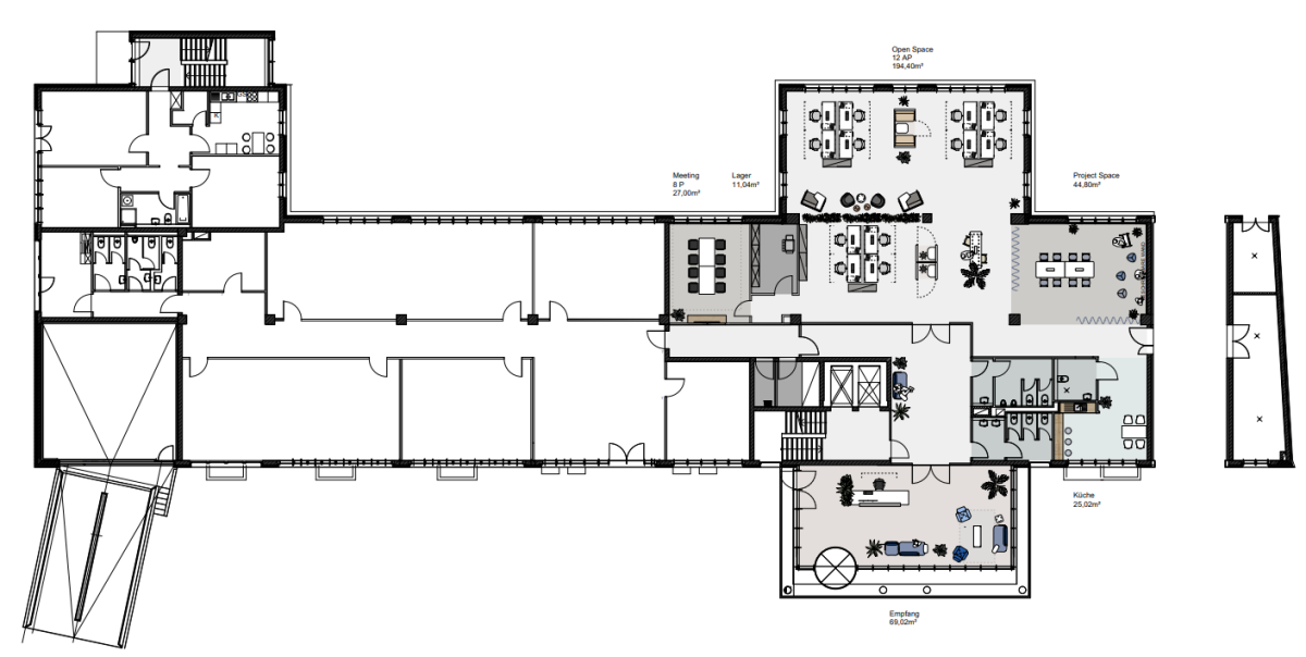 Bürogebäude zur Miete provisionsfrei 13,50 € 2.719,7 m²<br/>Bürofläche ab 106 m²<br/>Teilbarkeit Vahrenwald Hannover 30165