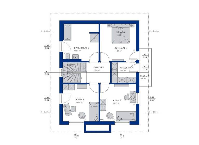 Haus zum Kauf 634.687 € 5 Zimmer 136 m² 626 m² Grundstück Seckmauern Lützelbach 64750