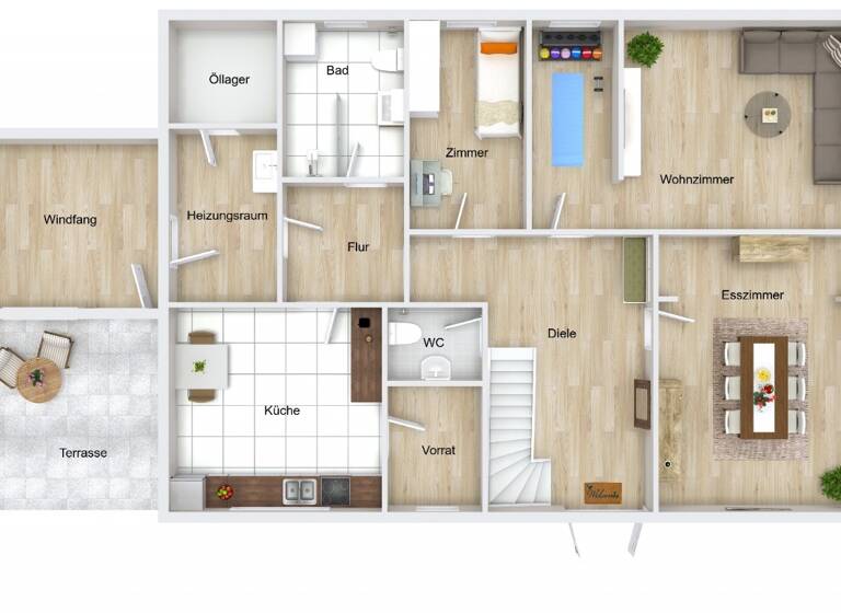 Einfamilienhaus zum Kauf 229.000 € 7 Zimmer 177 m²<br/>Wohnfläche 1.061 m²<br/>Grundstück Oederquart 21734