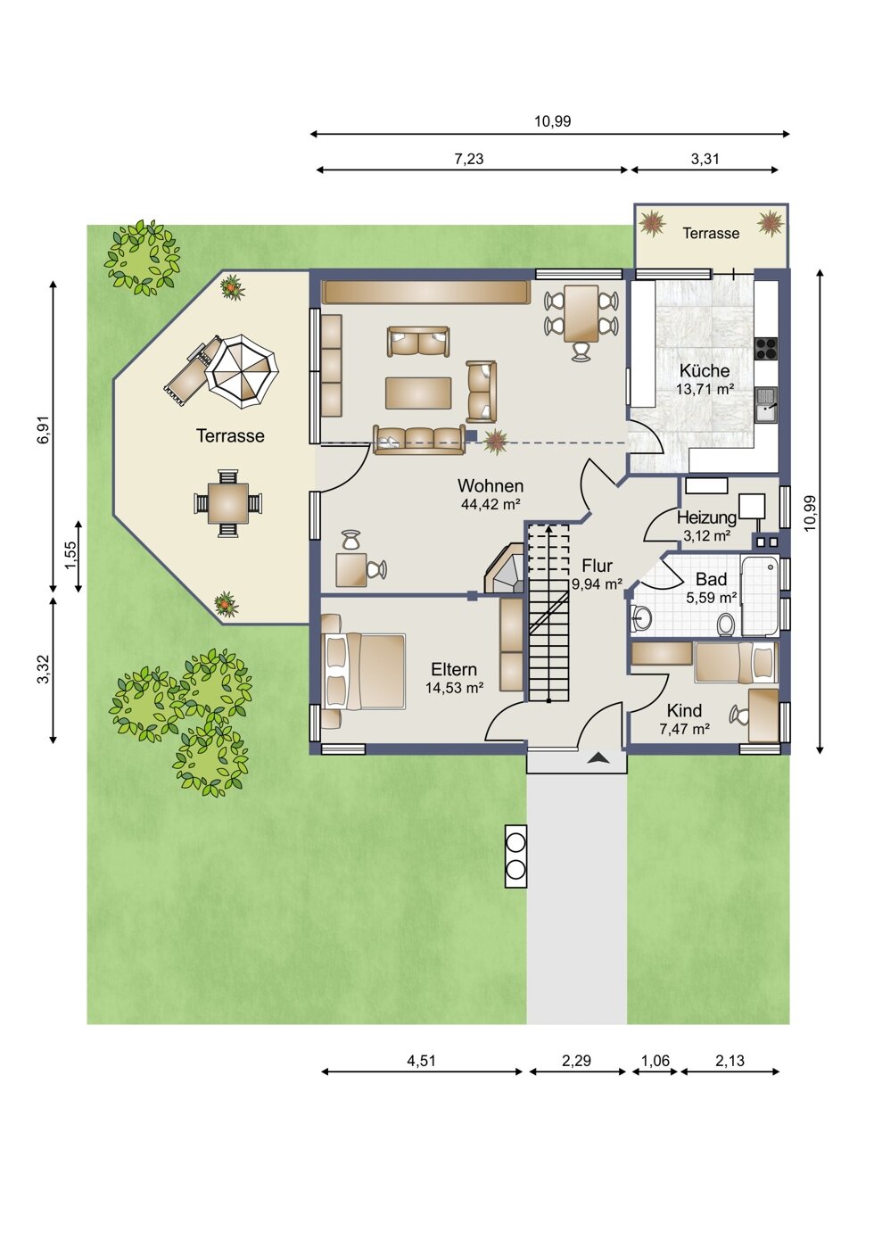 Einfamilienhaus zum Kauf 398.000 € 6 Zimmer 152 m²<br/>Wohnfläche 1.360 m²<br/>Grundstück Ochshausen Lohfelden 34253