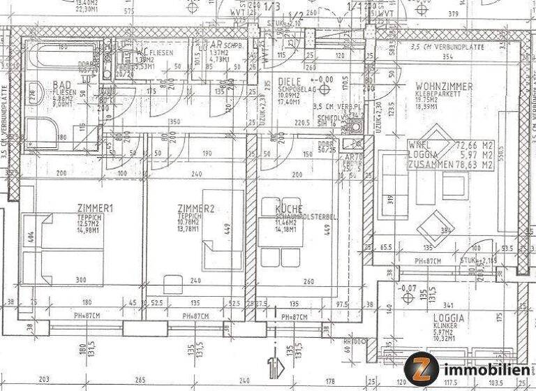 Wohnung zur Miete 575 € 3 Zimmer 78,6 m² Jennersdorf 8380