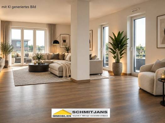 Penthouse zur Miete 1.400 € 3 Zimmer 138 m² Geschoss 3/3 frei ab sofort Darme Lingen (Ems) 49809