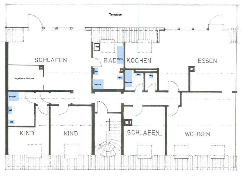 Wohnung zur Miete 700 € 5 Zimmer 170 m²<br/>Wohnfläche ab sofort<br/>Verfügbarkeit Auf der Aue 12 Ost Ratingen 40882