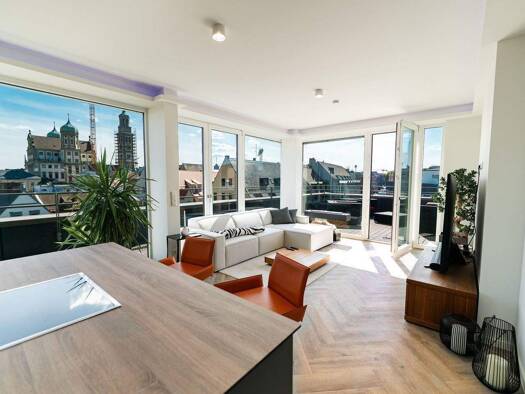 Penthouse zur Miete 2.308 € 2 Zimmer 95,9 m² 6. Geschoss Schmiedberg 6 Innenstadt Augsburg 86152