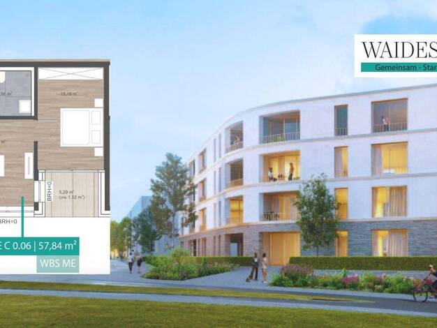 Wohnung zur Miete - Erstbezug 490 € 2 Zimmer 58 m² EG Innenstadt Fulda 36037