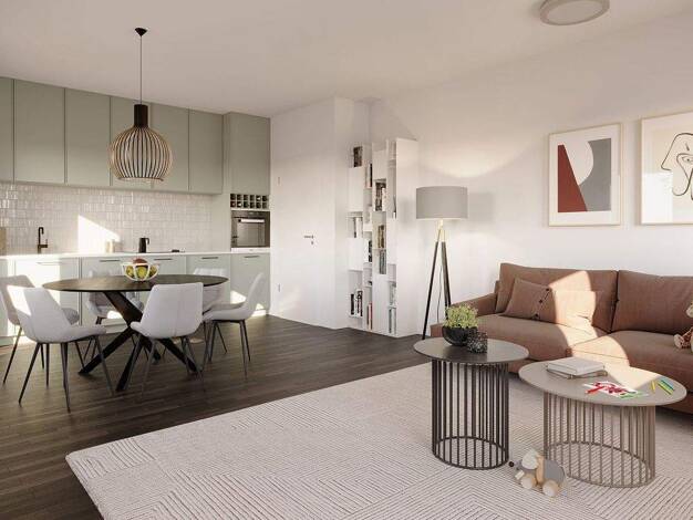 Wohnung zum Kauf - Neubau 624.000 € 4 Zimmer 105 m² 7. Geschoss Dösner Weg 6 Zentrum-Südost Leipzig 04103