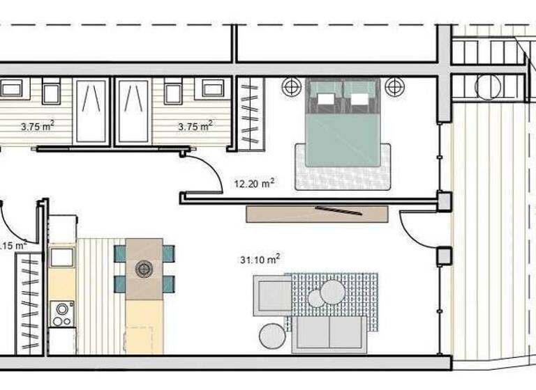 Penthouse zum Kauf - Erstbezug provisionsfrei 219.000 € 4 Zimmer 80 m² 2. Geschoss Roldán 30709