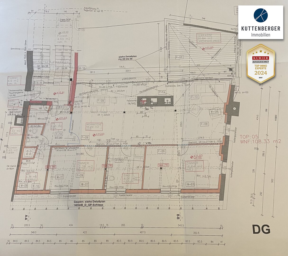 Wohnung zur Miete 964 € 3 Zimmer 108 m²<br/>Wohnfläche 3.<br/>Geschoss Krems an der Donau Krems an der Donau 3500