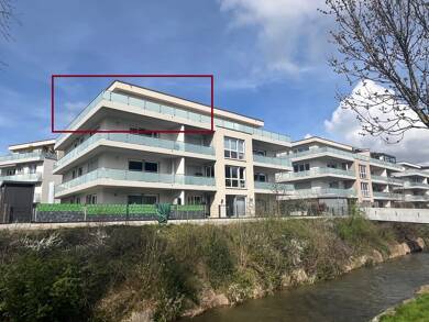 Penthouse zur Miete - Erstbezug 1.900 € 3,5 Zimmer 137 m² Dachgeschoss frei ab sofort Bahnhofstraße 3/3 Kandern Kandern 79400