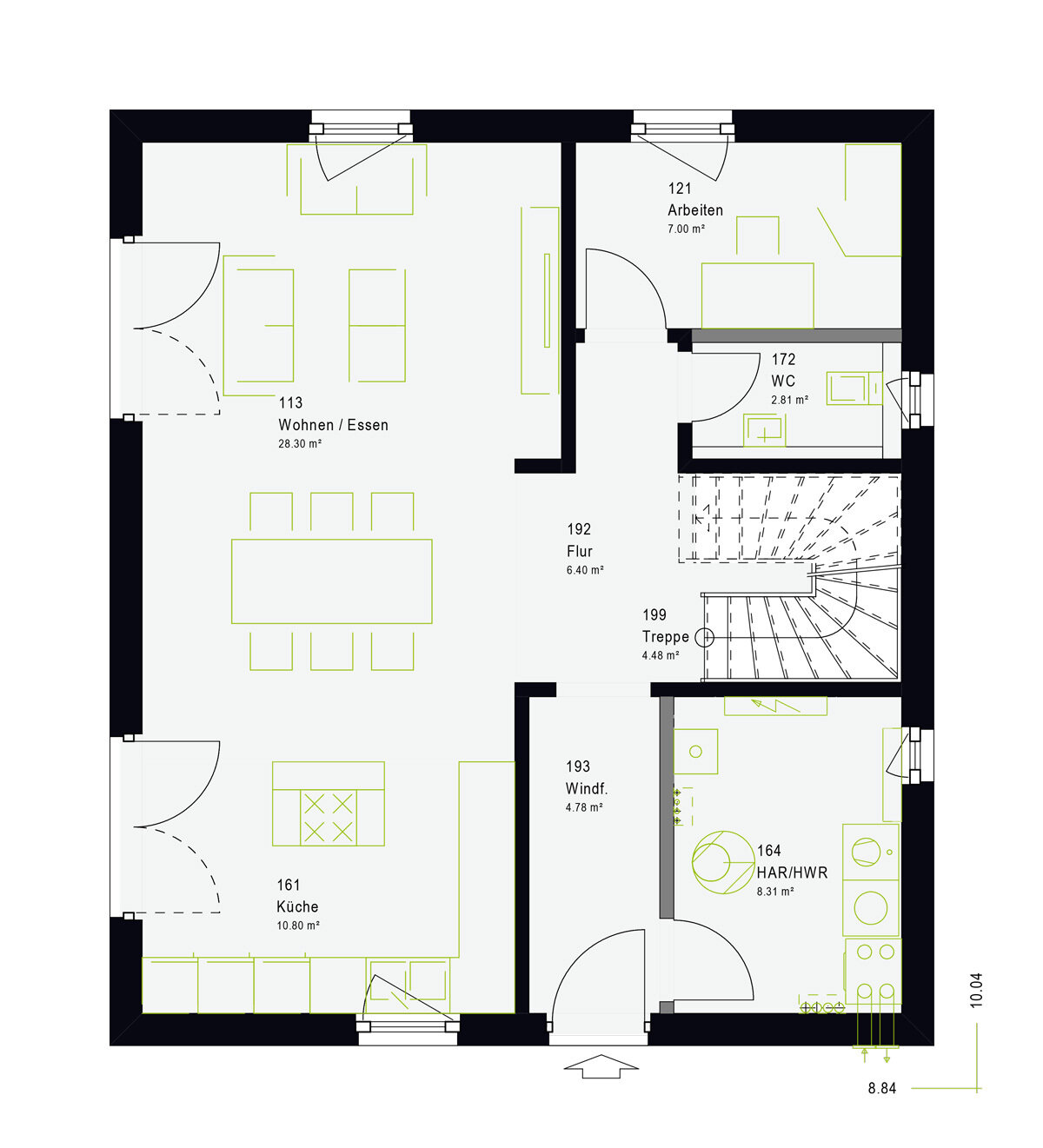 Einfamilienhaus zum Kauf provisionsfrei 305.800 € 5 Zimmer 160 m²<br/>Wohnfläche 587 m²<br/>Grundstück Wassertrüdingen Wassertrüdingen 91717