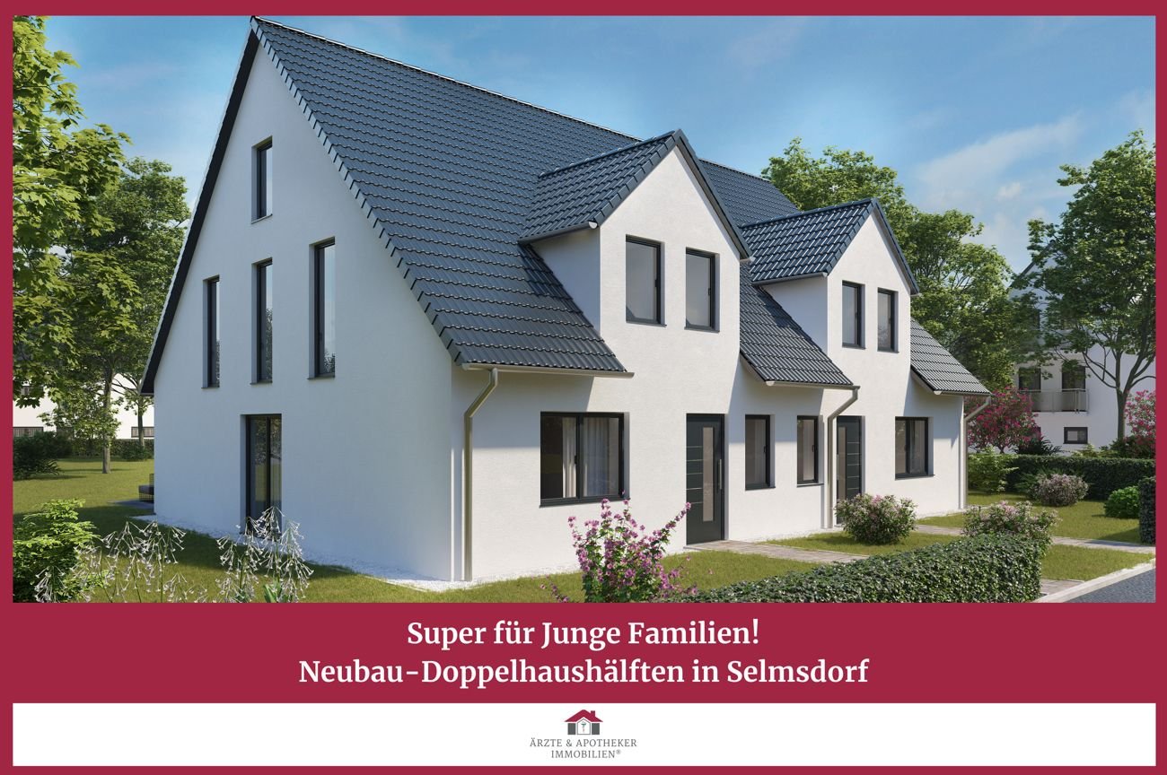 Doppelhaushälfte zum Kauf 459.000 € 6 Zimmer 135,1 m²<br/>Wohnfläche 350 m²<br/>Grundstück Selmsdorf Selmsdorf 23923