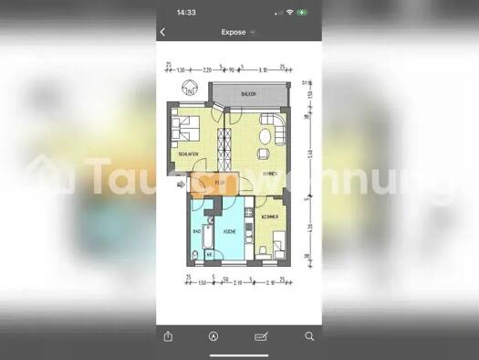 Wohnung zur Miete Tauschwohnung 552 € 2,5 Zimmer 64 m² Britz Berlin 12359