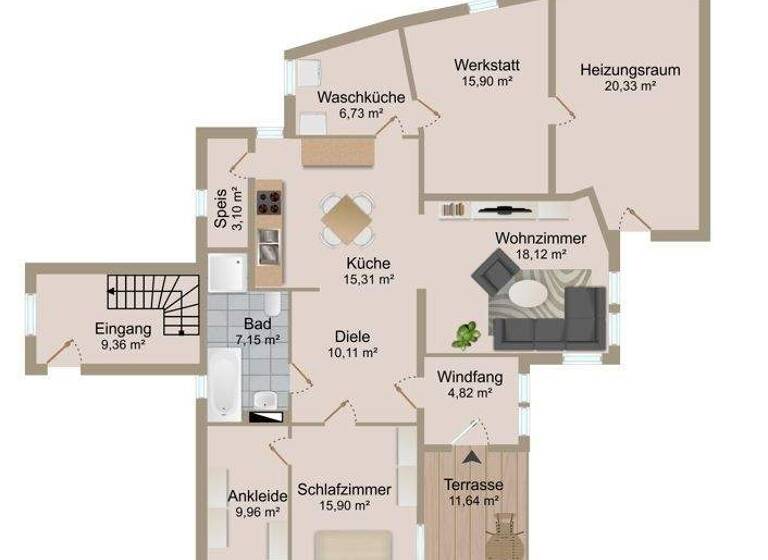 Haus zum Kauf 250.000 € 7 Zimmer 224 m² 2.330 m² Grundstück Thammenhain Lossatal 04808