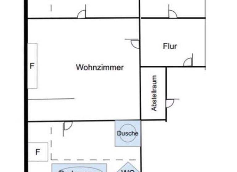 Wohnung zur Miete 280 € 2 Zimmer 52 m² Niederwürschnitz 09399