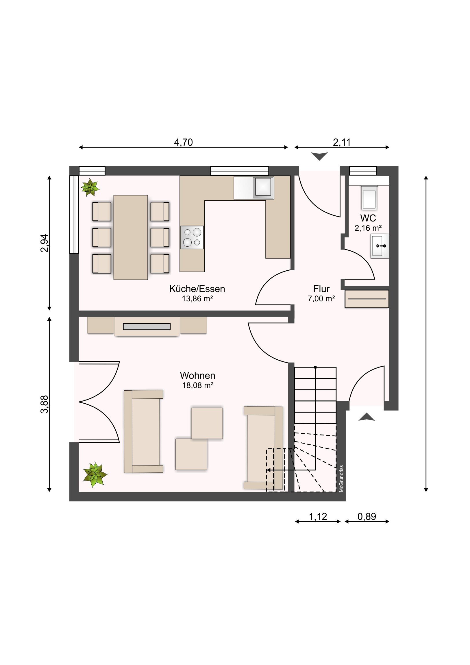 Reihenendhaus zum Kauf 549.999 € 5 Zimmer 130 m²<br/>Wohnfläche 360 m²<br/>Grundstück Wilhelmsburg Hamburg 21107