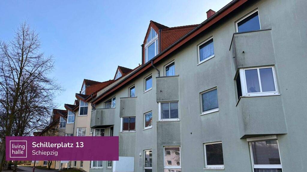 Studio zur Miete 180 € 1 Zimmer 22,9 m² 4. Geschoss frei ab 01.05.2026 Schillerplatz 13 Schiepzig Salzatal 06198