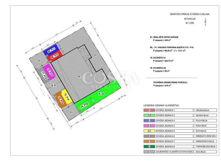 Wohnung zum Kauf 280.000 € 2 Zimmer Zadar 23000