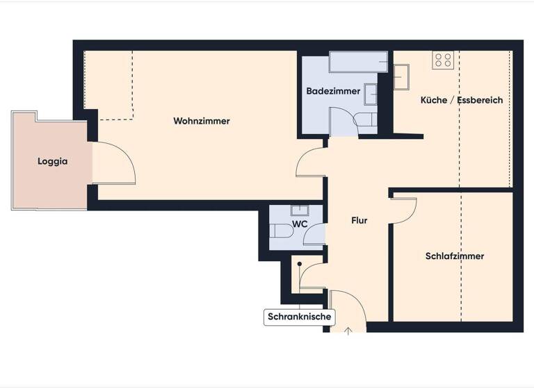 Wohnung zum Kauf 369.000 € 2 Zimmer 60 m² 2. Geschoss Markt Schwaben 85570
