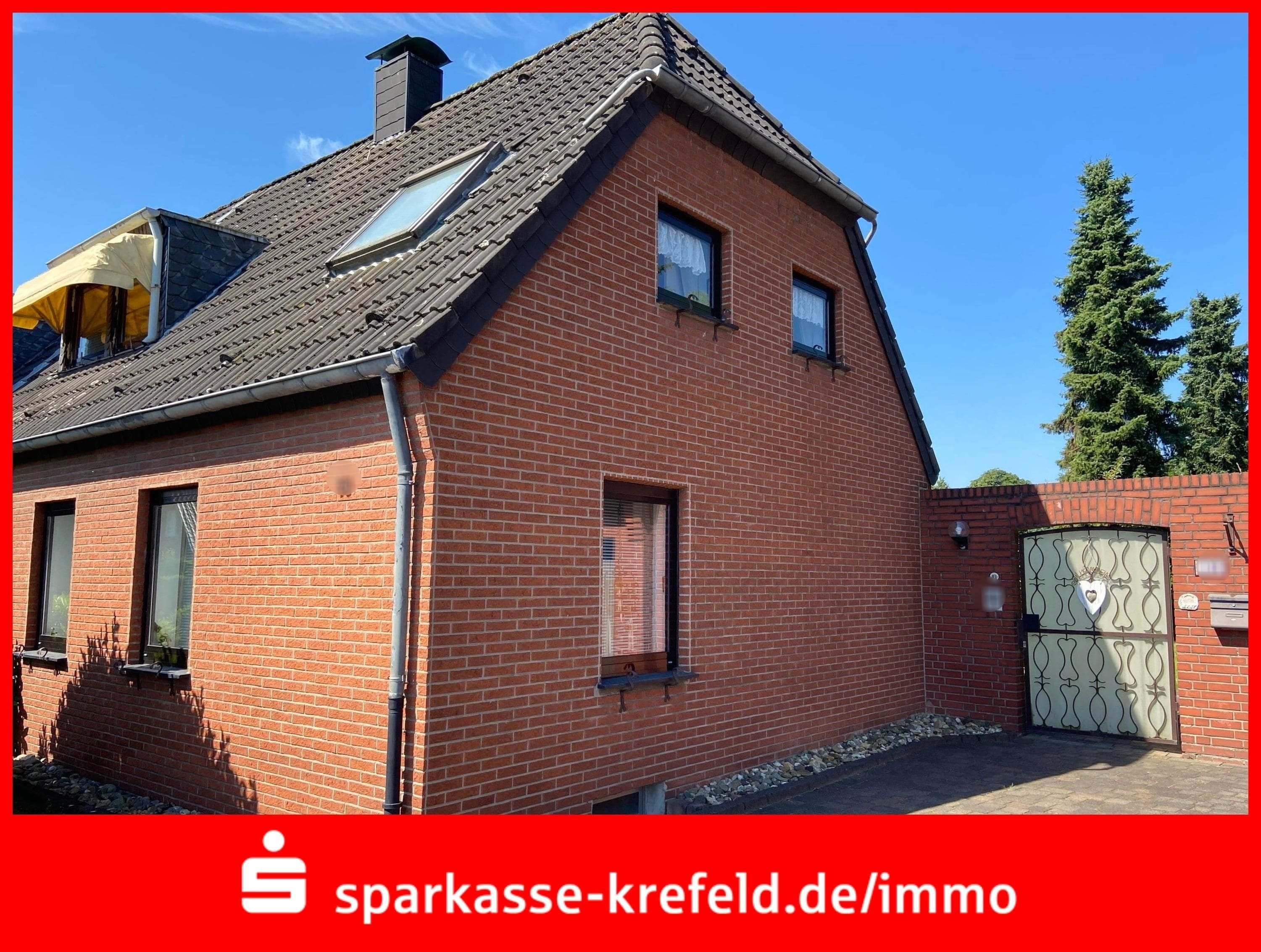 Doppelhaushälfte zum Kauf 319.000 € 3 Zimmer 90 m²<br/>Wohnfläche 868 m²<br/>Grundstück Tierpark Krefeld 47809