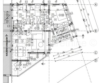 Wohnung zum Kauf 290.000 € 3 Zimmer 78 m² 1. Geschoss Podstrana center