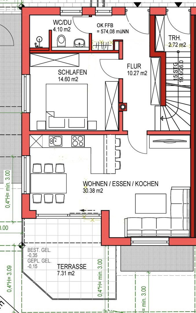 Mehrfamilienhaus zum Kauf provisionsfrei 1.279.000 € 9 Zimmer 246 m²<br/>Wohnfläche 348 m²<br/>Grundstück Steinbruchstr.1 Polling Polling 82398