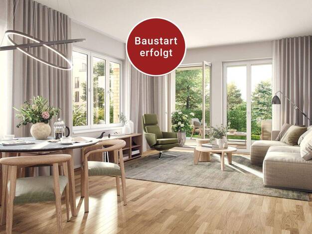 Wohnung zum Kauf - Erstbezug provisionsfrei 569.500 € 3 Zimmer 77,2 m² 1. Geschoss Georg-Hermann-Allee Bornstedter Feld Potsdam 14469