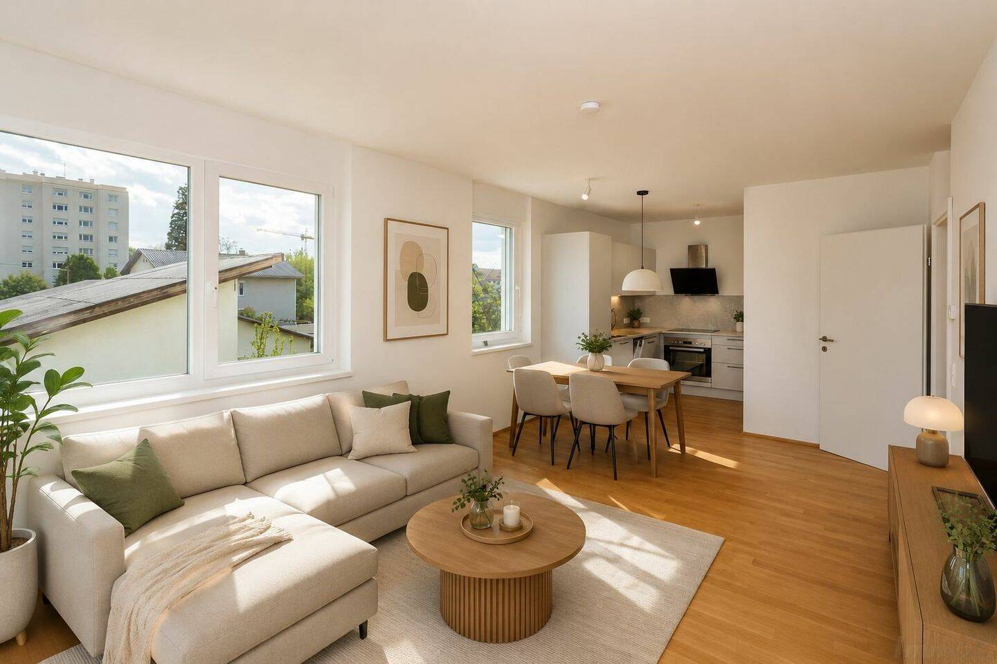 1-bed apartment, 52 m²