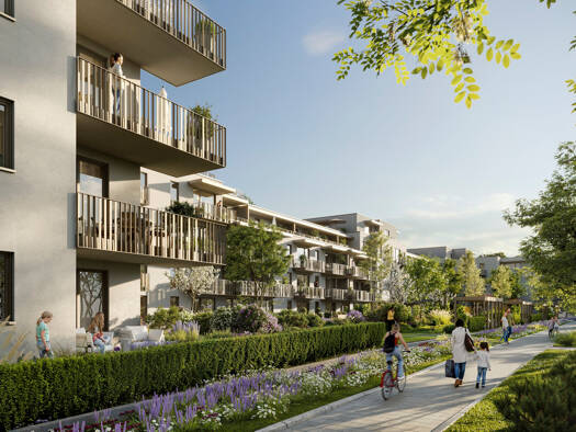 Wohnung zum Kauf - Erstbezug provisionsfrei 339.000 € 2 Zimmer 44,9 m² EG Böhmerwaldstraße 16 Eching Eching 85386