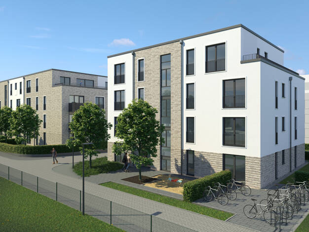 Wohnung zur Miete - Erstbezug 891 € 2 Zimmer 63,6 m² 1. Geschoss frei ab 01.10.2025 Uerdinger Straße 390 Bockum Krefeld 47800